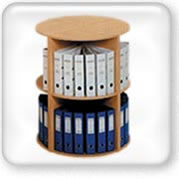 Click to view round wooden file holders